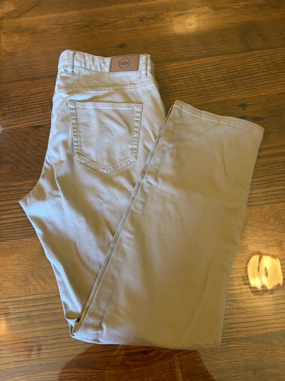 Peter Millar Men's tan pants- Light Tan